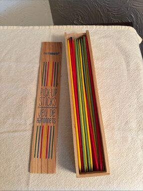 Pier 1 Pick-Up Sticks Set — Red, Yellow, Green, Blue